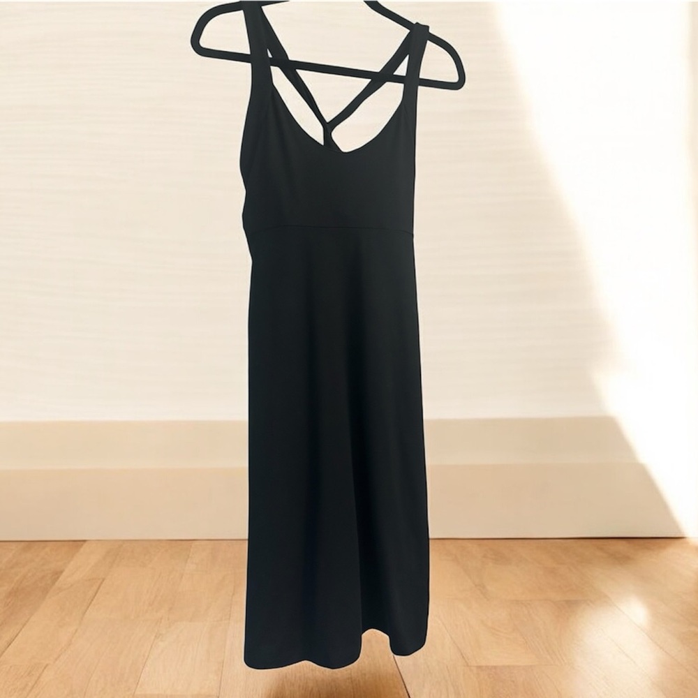 Patagonia Halter Outdoor Stretch Tank Dress Black Women's Medium